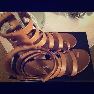 Brown CHANEL sandals